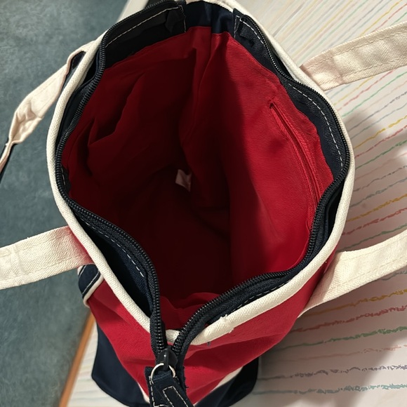 Adorable red white and blue tote. BNWOT. - Picture 2 of 3